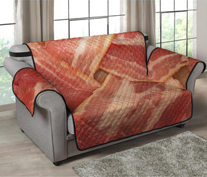 Weaving Bacon Print Loveseat Protector