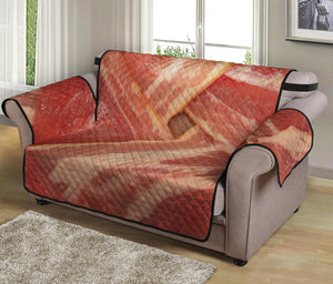 Weaving Bacon Print Loveseat Protector