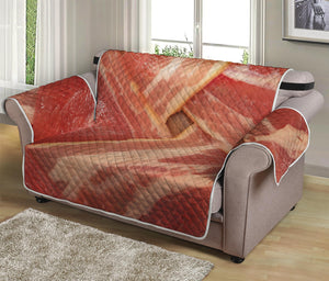 Weaving Bacon Print Loveseat Protector