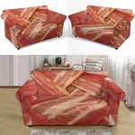 Weaving Bacon Print Loveseat Slipcover