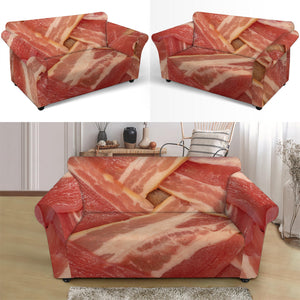 Weaving Bacon Print Loveseat Slipcover