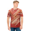 Weaving Bacon Print Men's T-Shirt