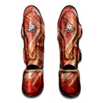 Weaving Bacon Print Muay Thai Shin Guard