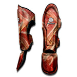 Weaving Bacon Print Muay Thai Shin Guard