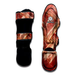 Weaving Bacon Print Muay Thai Shin Guard