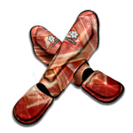 Weaving Bacon Print Muay Thai Shin Guard