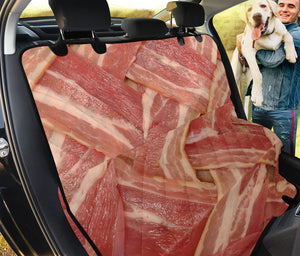 Weaving Bacon Print Pet Car Back Seat Cover