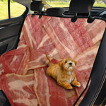 Weaving Bacon Print Pet Car Back Seat Cover