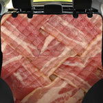 Weaving Bacon Print Pet Car Back Seat Cover