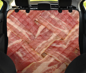 Weaving Bacon Print Pet Car Back Seat Cover