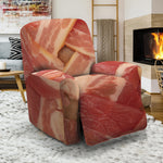 Weaving Bacon Print Recliner Slipcover