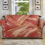 Weaving Bacon Print Sofa Protector