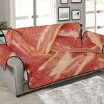 Weaving Bacon Print Sofa Protector