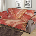 Weaving Bacon Print Sofa Protector