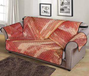 Weaving Bacon Print Sofa Protector