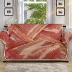 Weaving Bacon Print Sofa Protector