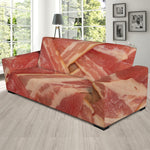 Weaving Bacon Print Sofa Slipcover