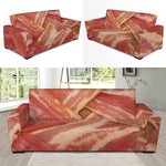 Weaving Bacon Print Sofa Slipcover