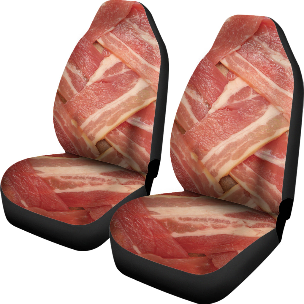 Weaving Bacon Print Universal Fit Car Seat Covers