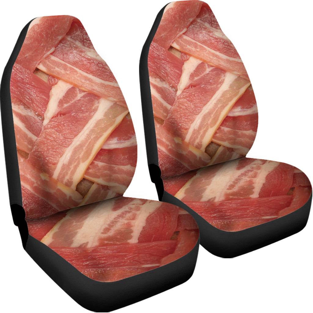 Weaving Bacon Print Universal Fit Car Seat Covers