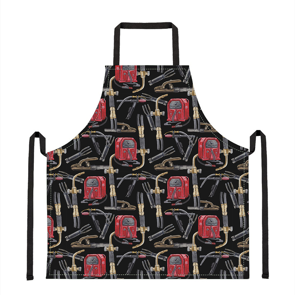 Welding Machine Pattern Print Apron