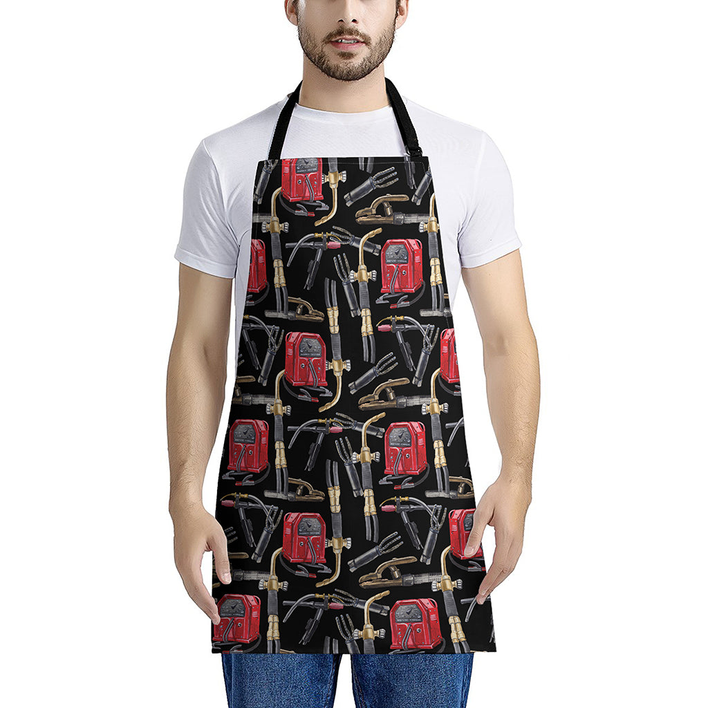 Welding Machine Pattern Print Apron