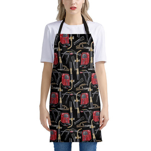 Welding Machine Pattern Print Apron