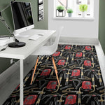 Welding Machine Pattern Print Area Rug