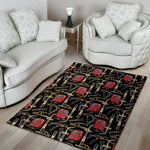 Welding Machine Pattern Print Area Rug