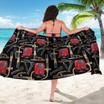 Welding Machine Pattern Print Beach Sarong Wrap