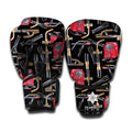 Welding Machine Pattern Print Boxing Gloves