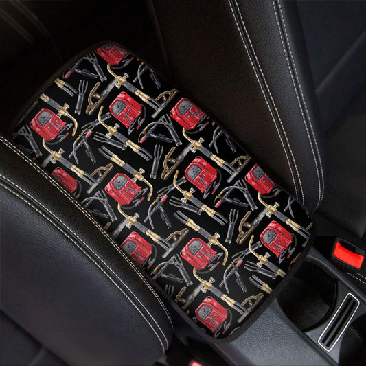 Welding Machine Pattern Print Car Center Console Cover