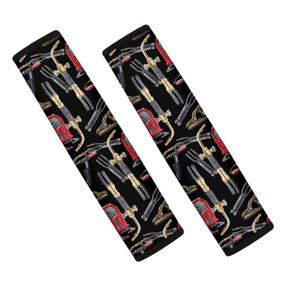 Welding Machine Pattern Print Car Seat Belt Covers