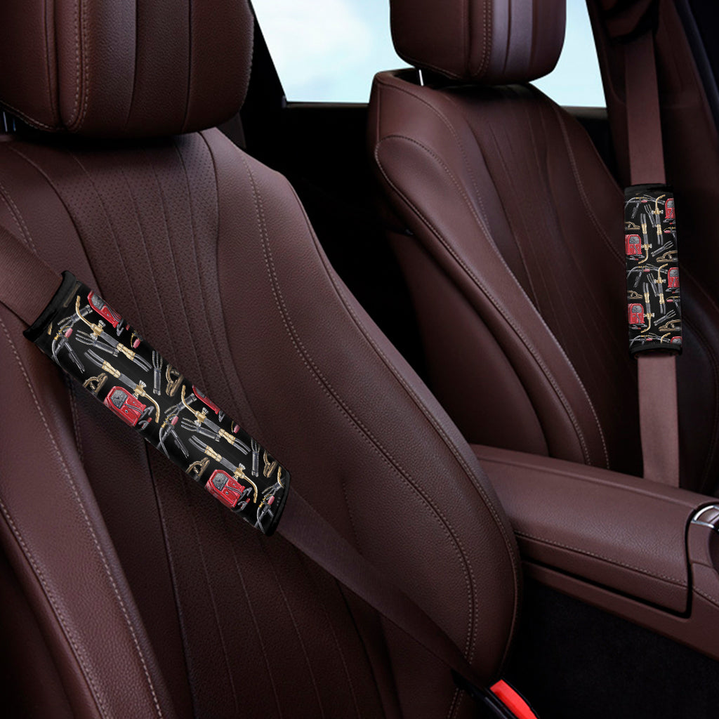 Welding Machine Pattern Print Car Seat Belt Covers