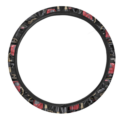 Welding Machine Pattern Print Car Steering Wheel Cover