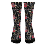 Welding Machine Pattern Print Crew Socks