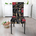 Welding Machine Pattern Print Dining Chair Slipcover