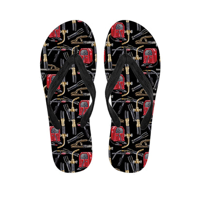 Welding Machine Pattern Print Flip Flops