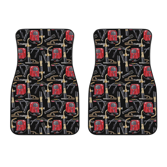 Welding Machine Pattern Print Front Car Floor Mats