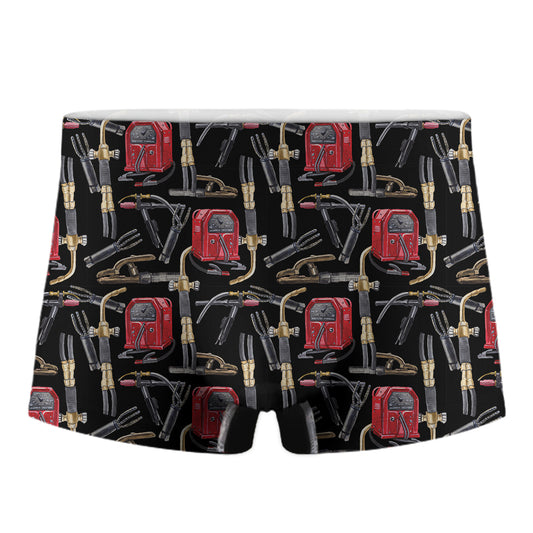 Welding Machine Pattern Print Men's Boxer Briefs