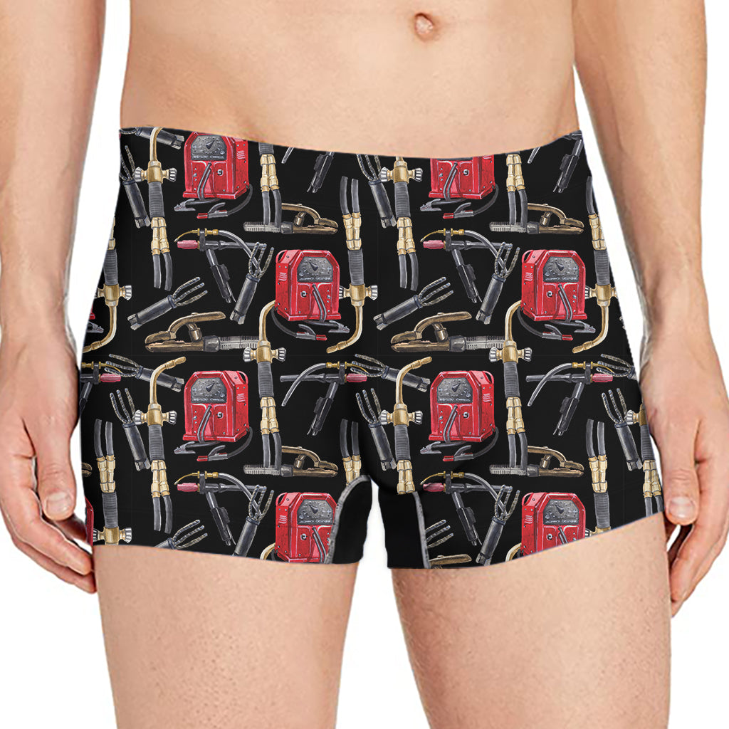 Welding Machine Pattern Print Men's Boxer Briefs
