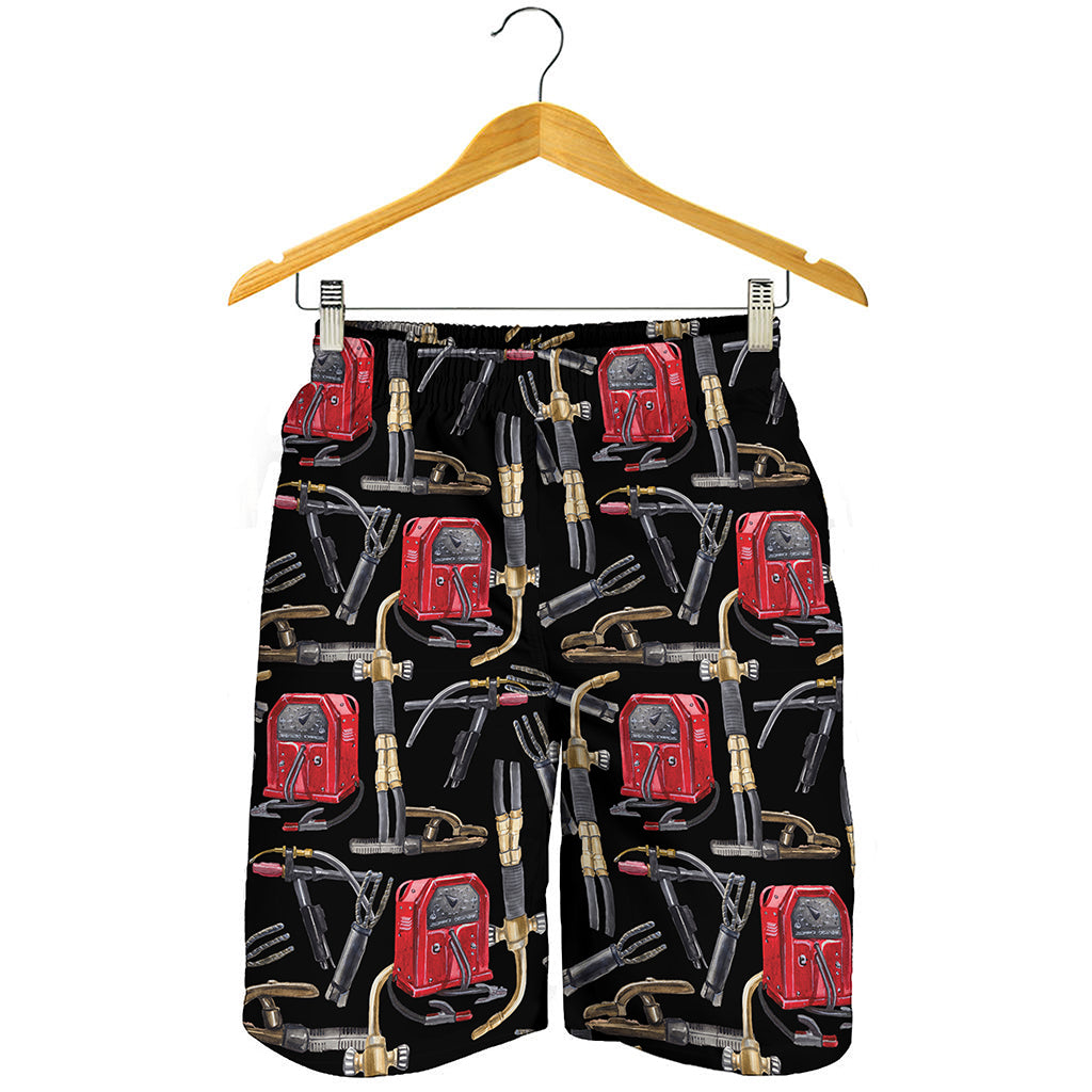 Welding Machine Pattern Print Men's Shorts