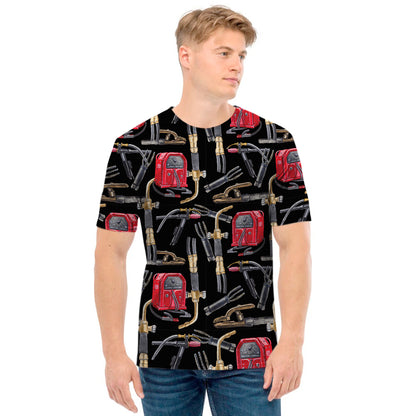 Welding Machine Pattern Print Men's T-Shirt