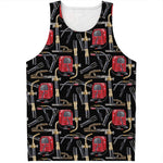 Welding Machine Pattern Print Men's Tank Top