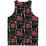 Welding Machine Pattern Print Men's Tank Top