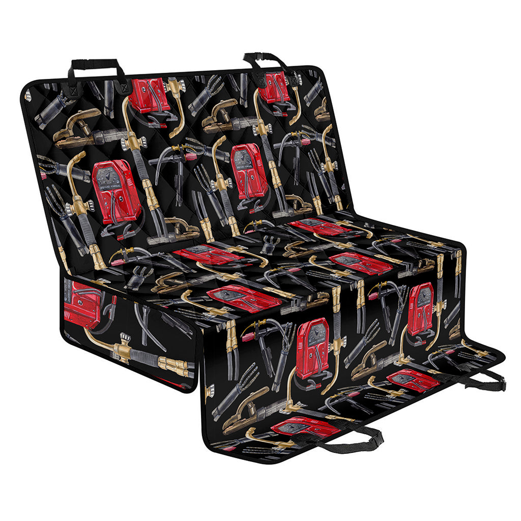 Welding Machine Pattern Print Pet Car Back Seat Cover