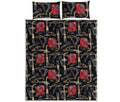 Welding Machine Pattern Print Quilt Bed Set