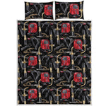 Welding Machine Pattern Print Quilt Bed Set