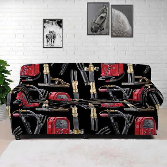Welding Machine Pattern Print Sofa Cover