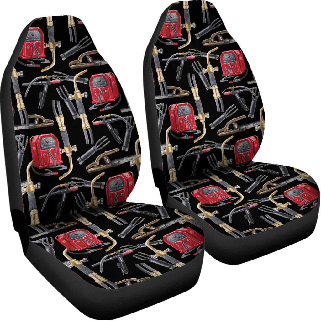 Welding Machine Pattern Print Universal Fit Car Seat Covers